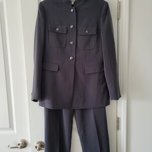 Kasper Women's Dark Gray Pant Suit 4